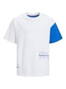 Jack & Jones Junior Shirts 'MAGIC'  blå / hvid