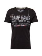 CAMP DAVID Bluser & t-shirts 'North Sea Trail'  opal / rød / sort / hvid