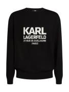 Karl Lagerfeld Pullover 'Rue St-Guillaume'  sort / hvid