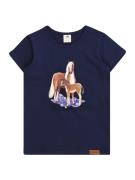 Walkiddy Bluser & t-shirts 'Little & Big Horses'  navy / brun / lilla / hvid
