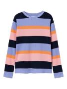 NAME IT Bluser & t-shirts 'Besilje'  dueblå / orange / lys pink / sort