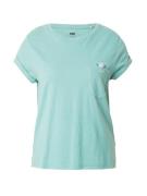 LEVI'S ® Shirts 'GR Margot Pocket Tee'  turkis / dueblå / hvid