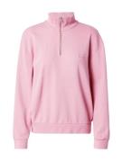 LEVI'S ® Sweatshirt 'Everyday 1/4 Zip'  lyserød / hvid