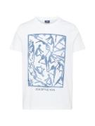 JOOP! Jeans Bluser & t-shirts 'Cyrill'  marin / hvid