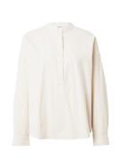 ESPRIT Bluse  beige / hvid