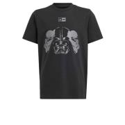 ADIDAS SPORTSWEAR Funktionsskjorte 'Adidas x Star Wars'  mørkegrå / sort