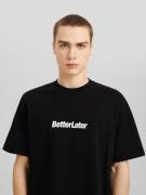 Bershka Bluser & t-shirts  lyseblå / pastelgul / sort / hvid