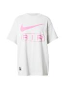 Nike Sportswear Oversized bluse 'AIR'  lysegrå / lyserød / sort / hvid