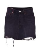 LEVI'S ® Nederdel 'Deconstructed Skirt'  black denim