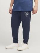 Jack & Jones Plus Bukser 'Gordon'  navy / hvid