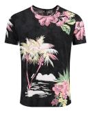 Key Largo Bluser & t-shirts 'MT GLORY'  gul / grøn / pink / sort / hvid