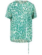 GERRY WEBER Bluse  ecru / jade / pastelgrøn