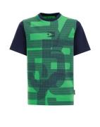 WE Fashion Shirts  navy / grøn