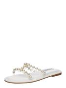 STEVE MADDEN Pantoletter 'CLOE-P'  guld / hvid