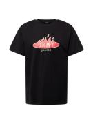 Grimey Bluser & t-shirts 'BURN IN FLAMES'  rød / sort / hvid