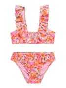 KIDS ONLY Bikini 'TIKKA'  lysegrøn / orange / lyserød / mørk pink
