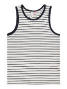 Vero Moda Girl Bluser & t-shirts 'VIO'  navy / hvid