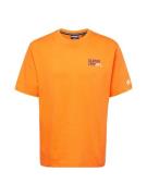 Superdry Bluser & t-shirts  mørkelilla / orange / hvid