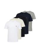 Abercrombie & Fitch Bluser & t-shirts  lysebeige / navy / grå-meleret / hvid