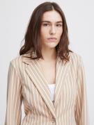 ICHI Blazer 'KATE'  beige / hvid