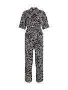 Karl Lagerfeld Jumpsuit  sort / offwhite