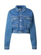 Tommy Jeans Overgangsjakke 'CLAIRE'  blå / marin / brandrød / hvid
