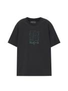 Pull&Bear Bluser & t-shirts 'ONE PIECE'  grå / grafit / jade / hvid