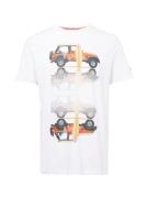 BRAVE SOUL Bluser & t-shirts 'CRISAN'  gul / orange / sort / hvid