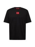 HUGO Bluser & t-shirts 'Drambok'  rød / sort