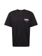 HUGO Bluser & t-shirts 'Danckugo'  lys pink / sort