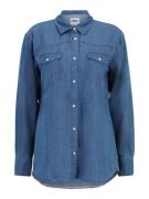 Only Tall Bluse 'BEA'  blue denim