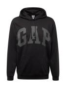 GAP Sweatshirt  mørkegrå / sort