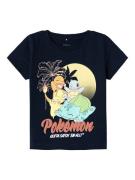 NAME IT Shirts 'MATINIS POKEMON'  safir / pastelgul / lysegrøn / hummer