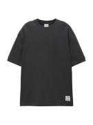 Pull&Bear Bluser & t-shirts  antracit / hvid