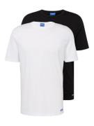 HUGO Bluser & t-shirts 'Naolo'  blå / sort / hvid