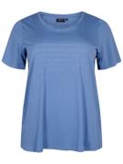 Zizzi Shirts 'VELIN'  blå / pastelblå