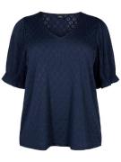 Zizzi Bluse 'VALABAMA'  navy