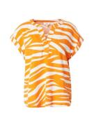 s.Oliver Bluse  orange / hvid