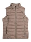 4F Vest  lysebrun