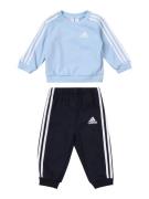 ADIDAS SPORTSWEAR Træningsdragt 'Essentials'  navy / lyseblå / hvid