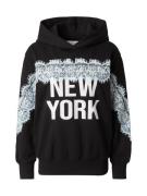 3.1 Phillip Lim Sweatshirt 'THERE IS ONLY ONE NY'  lyseblå / sort / hvid