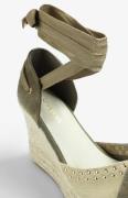 Scalpers Sandaler 'Nudo Studs'  beige / khaki / mørkegrøn