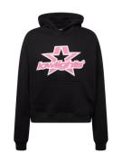 Low Lights Studios Sweatshirt 'Superstar'  lys pink / sort / hvid