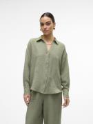 VERO MODA Bluse 'VMMELANEY QUEENY'  oliven