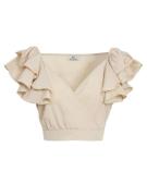 Influencer Overdel 'Wrap-up'  beige