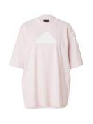 ADIDAS SPORTSWEAR Funktionsbluse 'Future Icons Badge Of Sport'  rosé / hvid