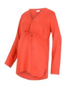 MAMALICIOUS Bluse  orangerød