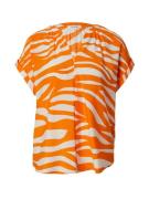 s.Oliver Bluse  orange / offwhite