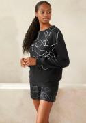 LASCANA Sweatshirt  sort / hvid