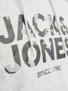 JACK & JONES Sweatshirt  grå / antracit / hvid